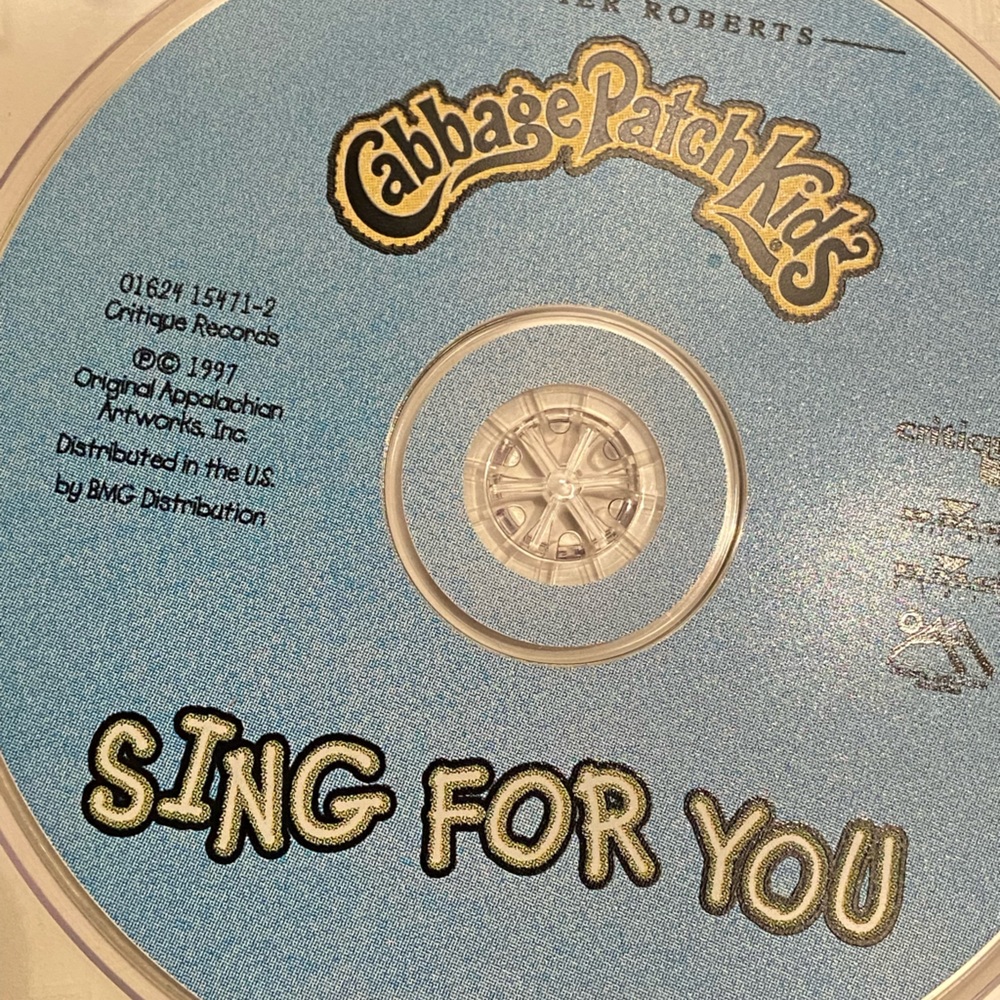 Cabbage Patch kids music cd vintage